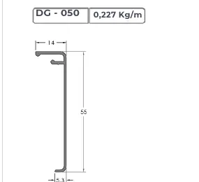 DG-050 - Linha 8 mm