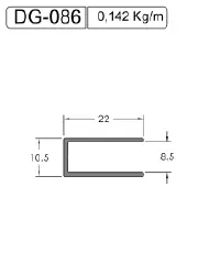 DG-086 - Linha 8 mm / Box Temperado