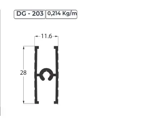DG-203 - Box Acrílico - Frisado