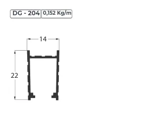 DG-204 - Box Acrílico - Frisado
