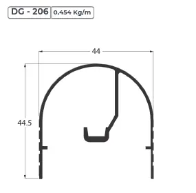 DG-206 - Box Acrílico - Frisado
