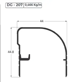 DG-207 - Box Acrílico - Frisado