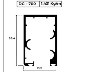 DG-700 - Envidraçamento de Sacada