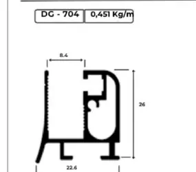 DG-704 - Envidraçamento de Sacada