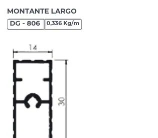 DG-806 - Montante Largo