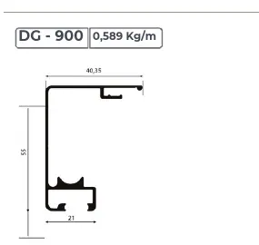 DG-900 - Linha 8 mm